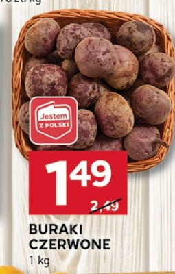 Buraki czerwone promocja w Stokrotka