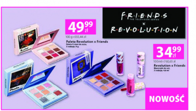 Paleta 9 cieni rachel Revolution make-up x friends promocja