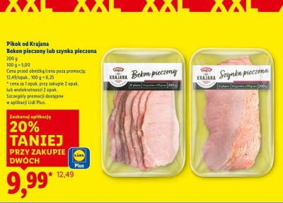 Szynka pieczona Pikok od Krajana promocja w Lidl