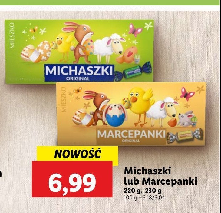 Czekoladki Mieszko michaszki promocja