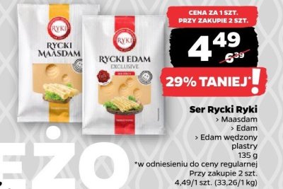 Ser Rycki Maasdam promocja w Netto