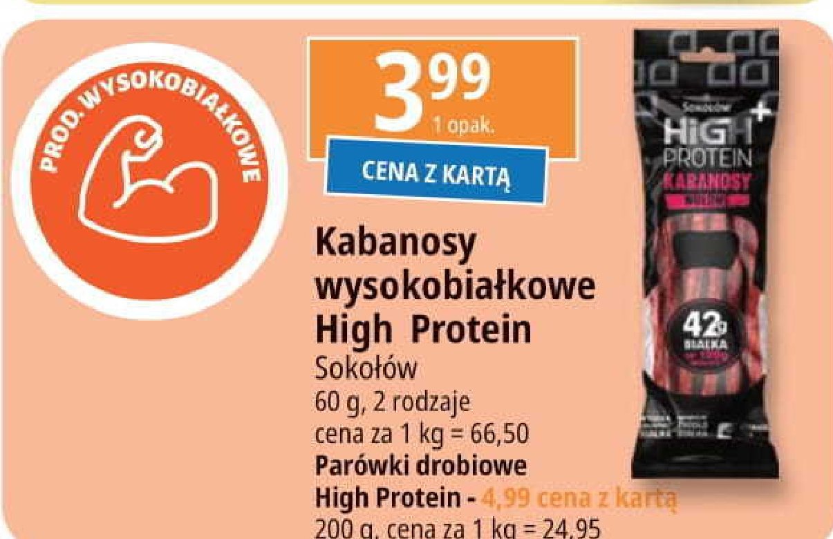 Kabanosy wo艂owe Soko艂贸w high protein promocja