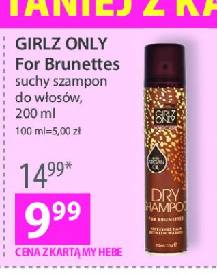 Suchy szampon brunette Girlz only promocja