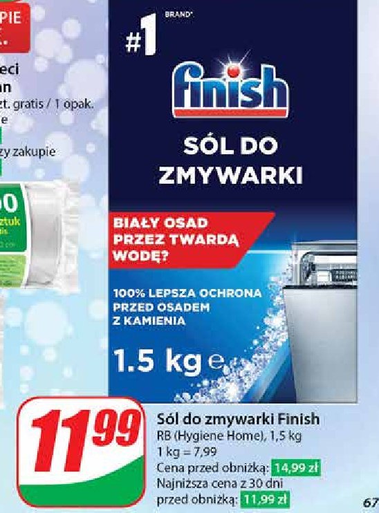 Sól do zmywarek Finish classic promocja