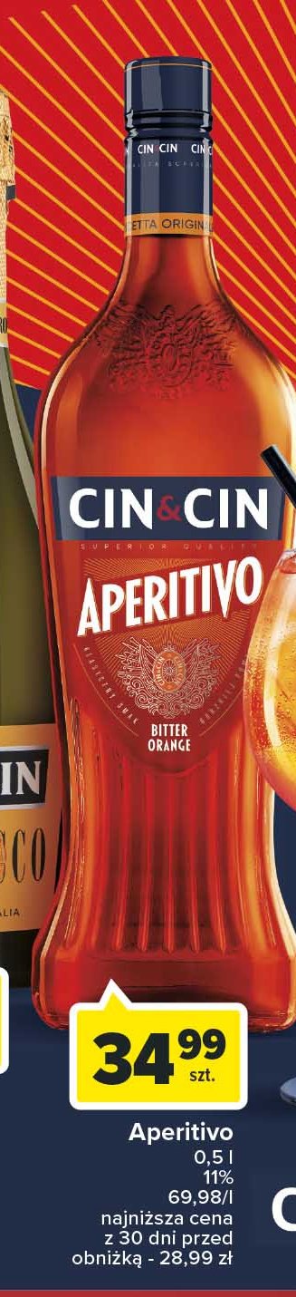Vermouth Cin&cin aperitivo promocja