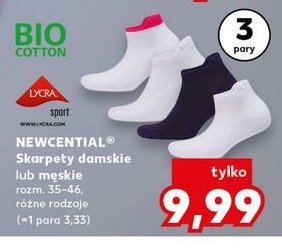 Skarpety damskie 35-46 Newcential promocja w Kaufland