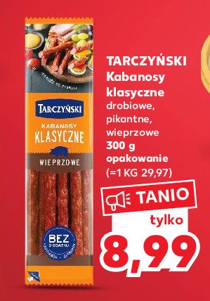 Kabanosy pikantne Tarczyński promocja