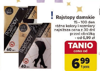 Rajstopy 100 den VENTO promocja