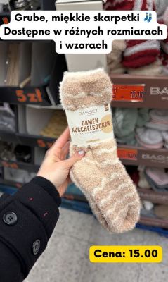 Skarpetki damskie grube, miękkie promocja w Kaufland