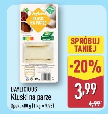 Kluski na parze promocja w Aldi