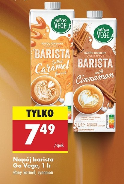 Napój cynamon barista Govege promocja