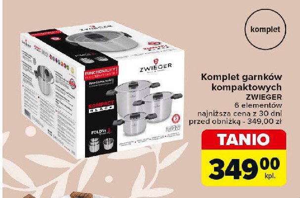 Komplet garnków kompact Zwieger promocja