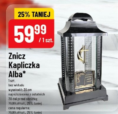 Znicz Kapliczka Alba promocja w POLOmarket