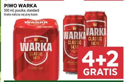 Piwo Warka promocja w Stokrotka