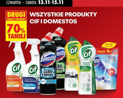 Środek czyszczący Domestos różne rodzaje promocja w Biedronka