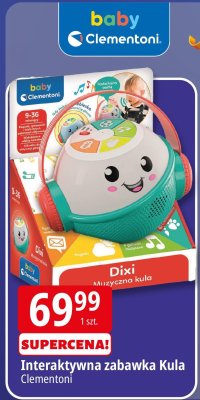 Interaktywna zabawka Kula Dixi Muzyczna kula Clementoni promocja w Leclerc