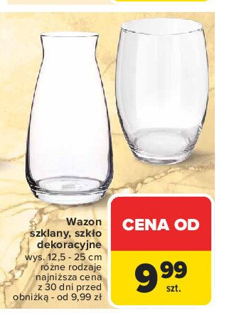 Szkło dekoracyjne promocja w Carrefour