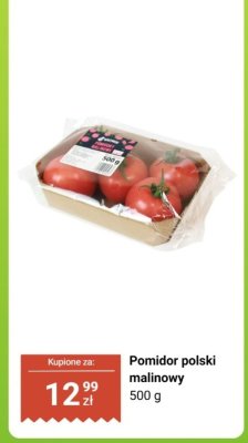 Pomidor polski malinowy 500 g promocja w Biedronka