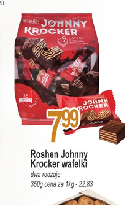 Wafelki Johnny krocker milk promocja