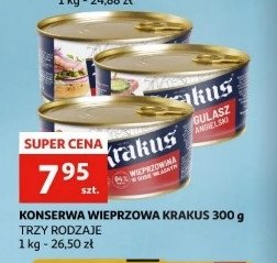 Wieprzowina w sosie własnym Krakus animex promocja