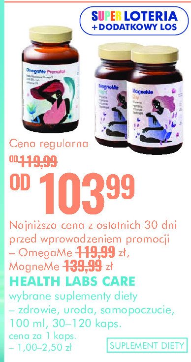 Suplementy diety magneme HEALTH LABS CARE 4US promocja