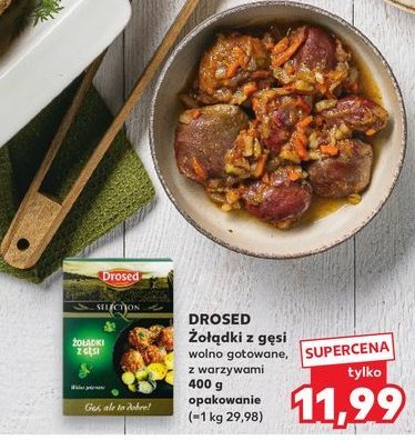 Żołądki z gęsi Drosed promocja