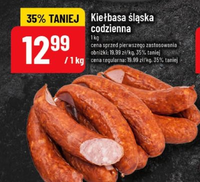 Kiełbasa śląska codzienna promocja w POLOmarket