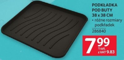 Podkładka pod buty 38 x 38 cm promocja w Selgros