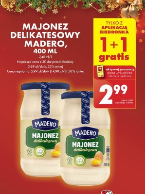 Majonez delikatesowy Madero promocja