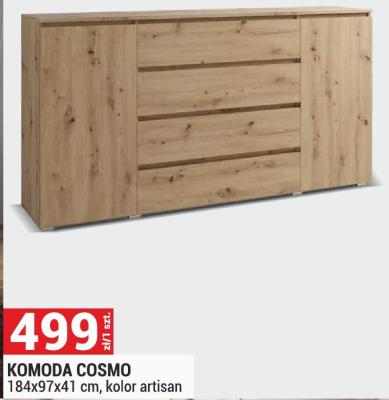 Komoda COSMO 184x97x41 cm, kolor artisan promocja w Merkury Market