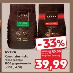 Kawa Astra łagodna espresso promocja w Kaufland