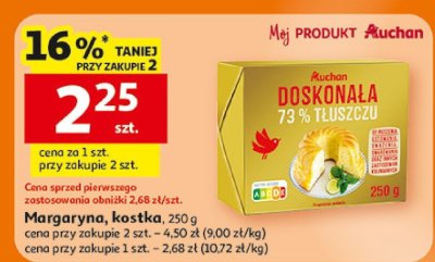 Margaryna, kostka Auchan promocja w Auchan