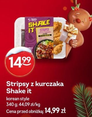 Stripsy z kurczaka Shake it korean style promocja w Żabka