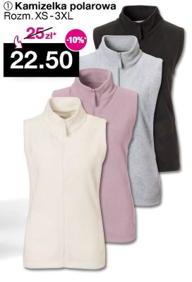 Kamizelka polarowa promocja w Woolworth