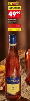 Brandy Metaxa 5* promocja w Biedronka