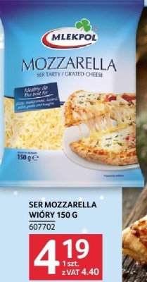 Ser Mozzarella wiory 150 g promocja w Selgros