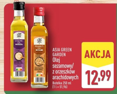 Olej z orzeszków arachidowych ASIA GREEN GARDEN promocja w Aldi