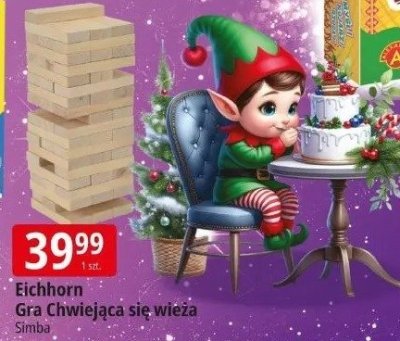 Gra Eichhorn Gra Chwiejąca się wieża promocja w Leclerc