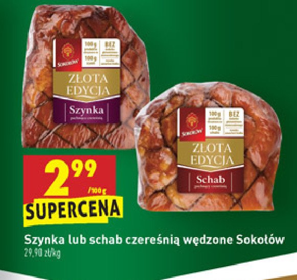 Schab wędzony drewnem promocja