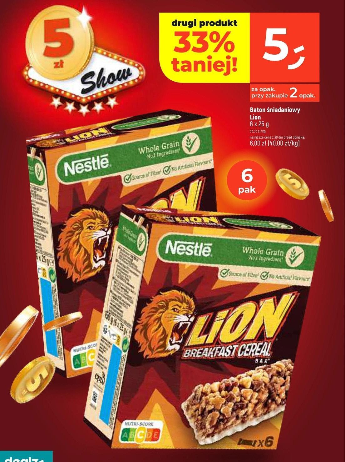 Batoniki Lion snack promocja