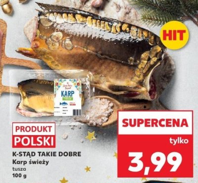 Karp świeży tusza K-Stad Takie Dobre 100g promocja w Kaufland