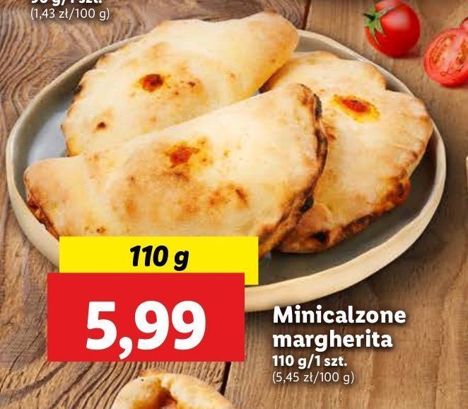 Minicalzone margherita promocja