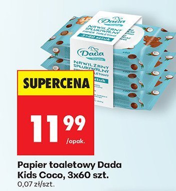 Papier toaletowy Dada Kids Coco 3x60 szt. promocja
