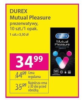 Prezerwatywy Durex mutual pleasure promocja