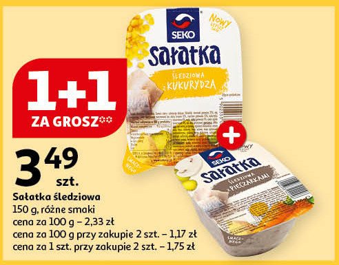 Sałatka śledziowa z pieczarkami Seko promocja