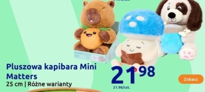 Maskotka Pluszowa kapibara  promocja w Action