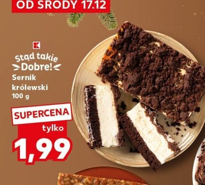 Sernik królewski promocja w Kaufland