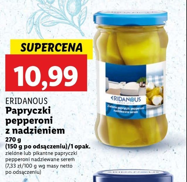 Czerwone papryczki Eridanous promocja