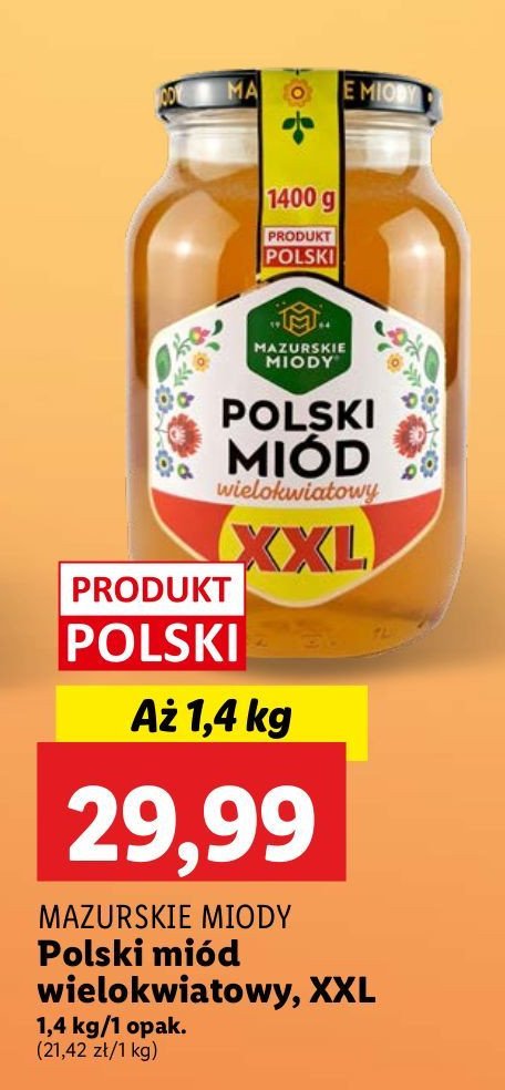 Miód wielokwiatowy Mazurskie miody promocja