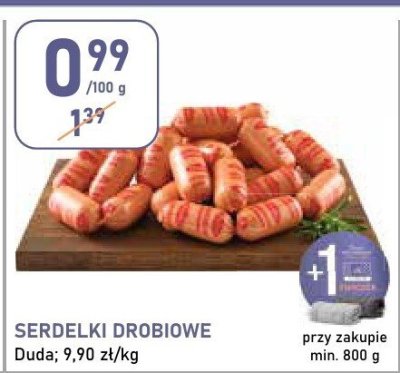 Serdelki drobiowe Duda promocja w Stokrotka